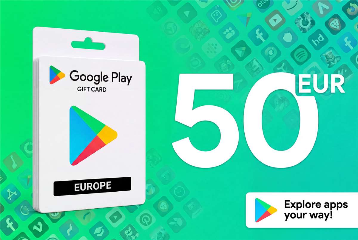 🎁 Подарочная карта Google Play — Официальный код ⚡

💳 Официальная подарочная карта Google Play на 50 Евро. Доставка кода в личные сообщения 📩. Подходит для покупок в... Google Play
